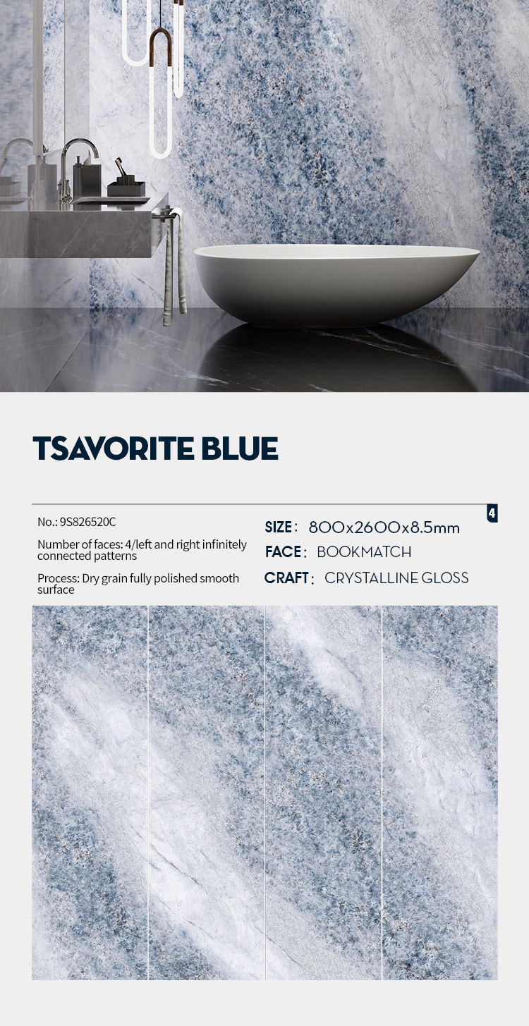 Tsavorite Blue MT3020SP Sintered Stone Slabs Polished (2)