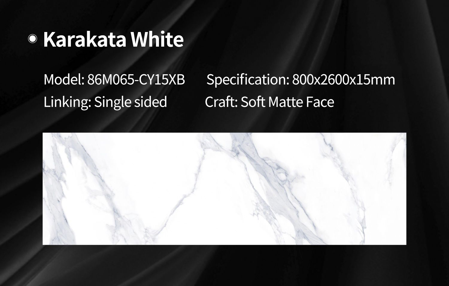 Calacatta White MT3220SM Sintered Stone Countertops Matt (2)