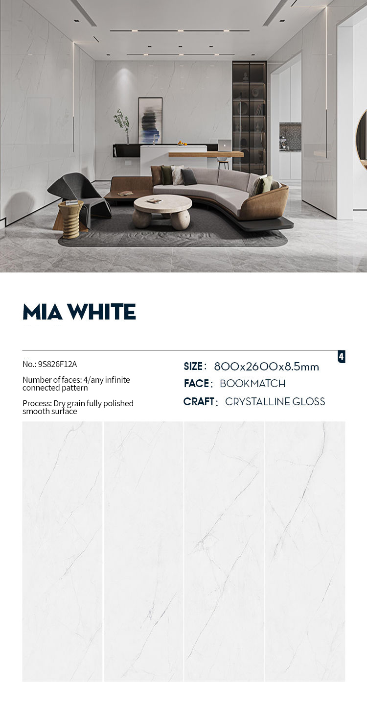 Mia White MT3028SP Sintered Stone Slabs Polished (2)