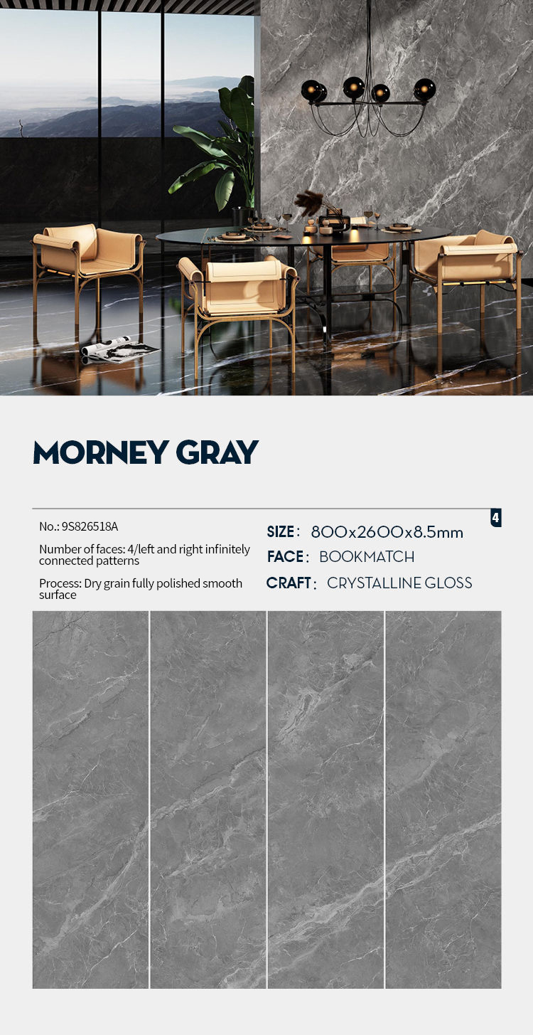 Morney Gray MT3018SP Sintered Stone Slabs Polished (2)