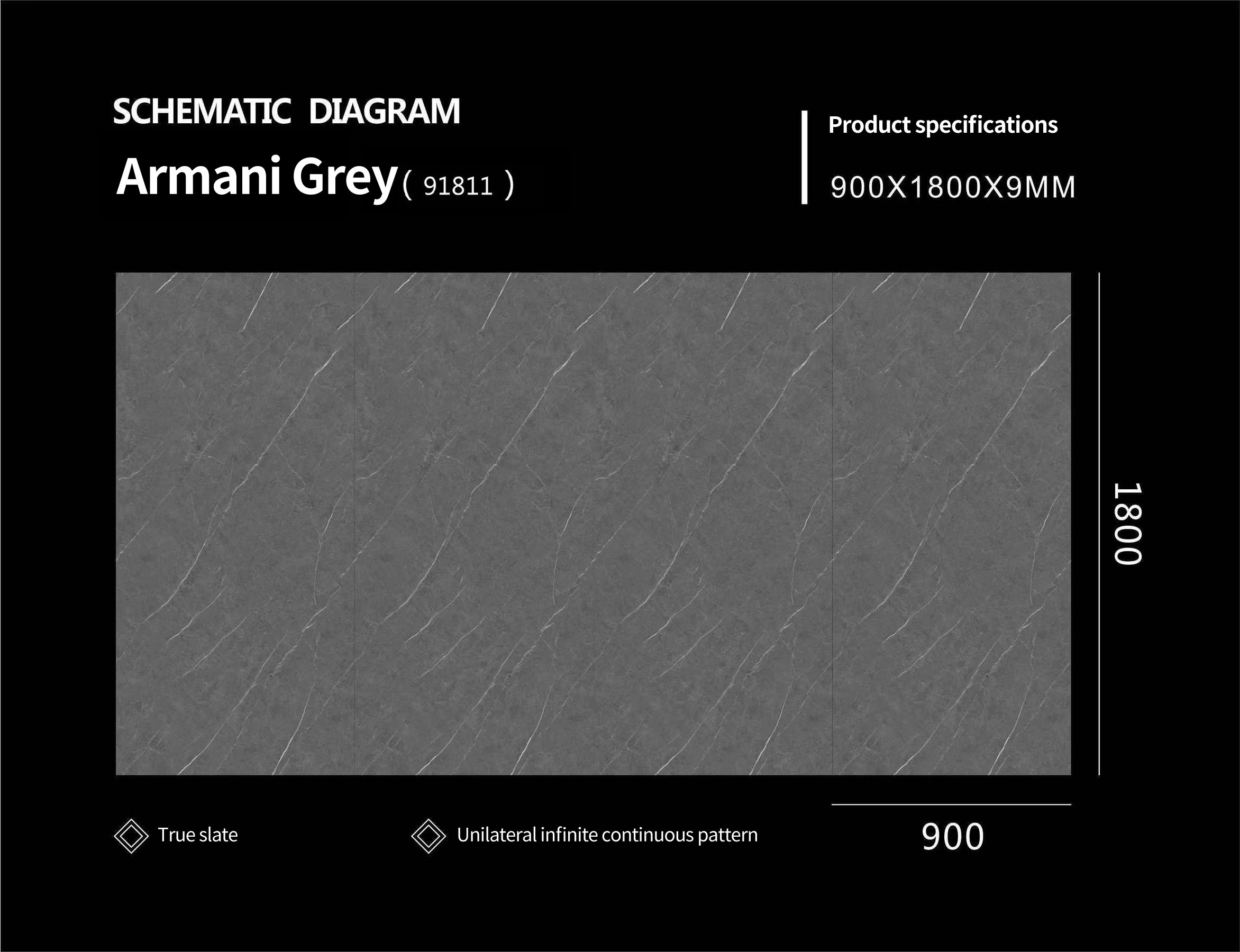 Armani Grey MT3715SP Sintered Stone Slabs Polished (2)