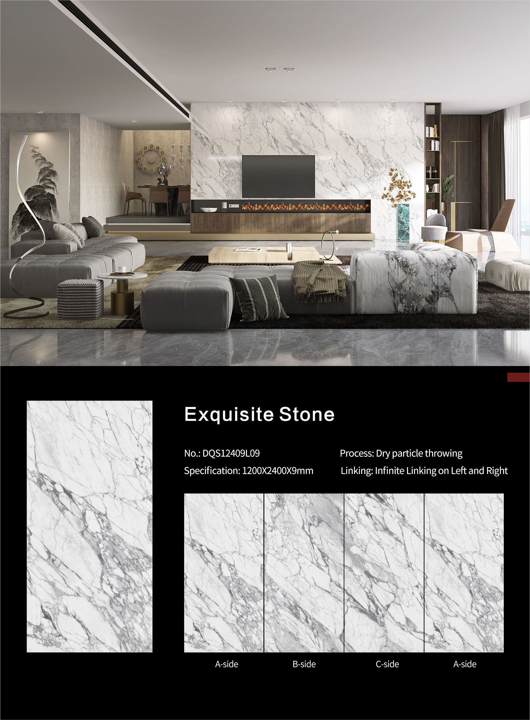 Exquisite Stone Sintered Stone Slabs Polished  (2)