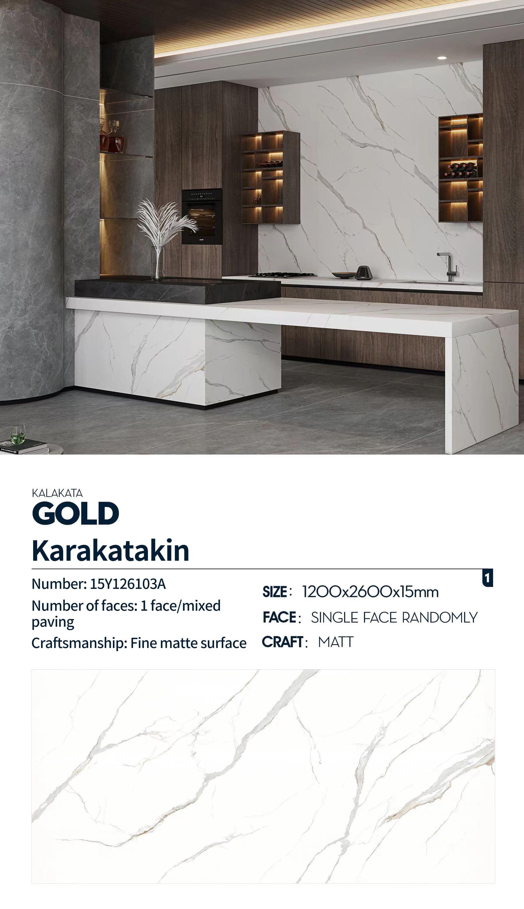 Karakatakin Sintered Stone Countertops Matt