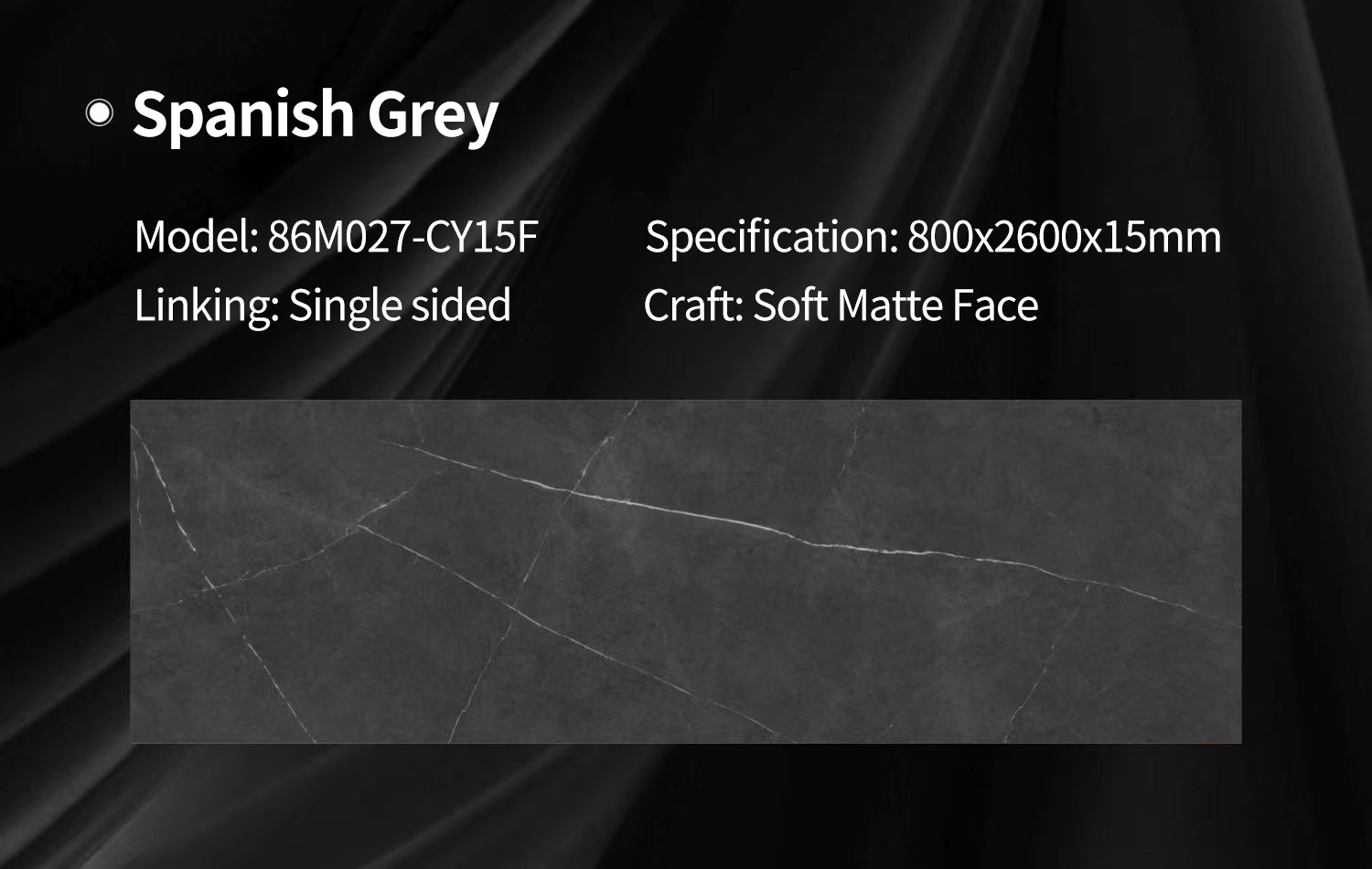 Spanish Grey MT3207SM Sintered Stone Countertops Matt (2)