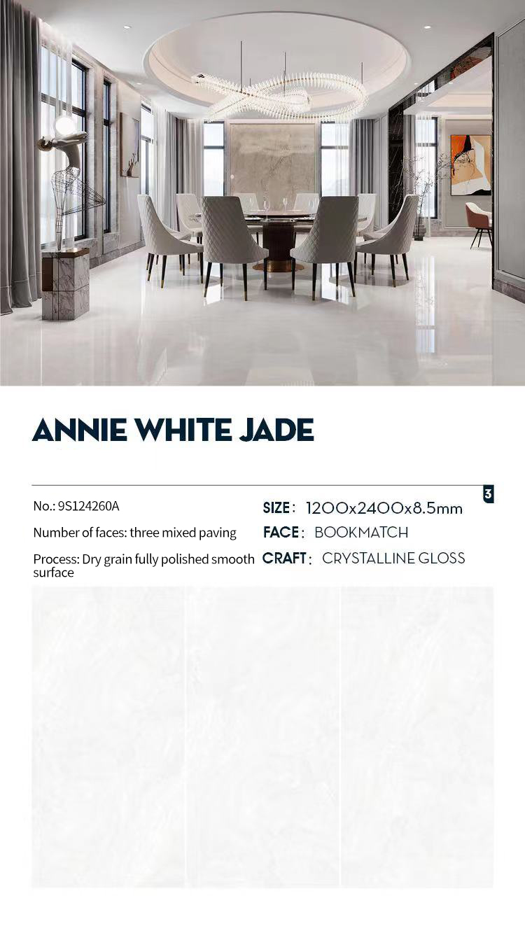 Annie White Jade Sintered Stone Slabs Polished (1)