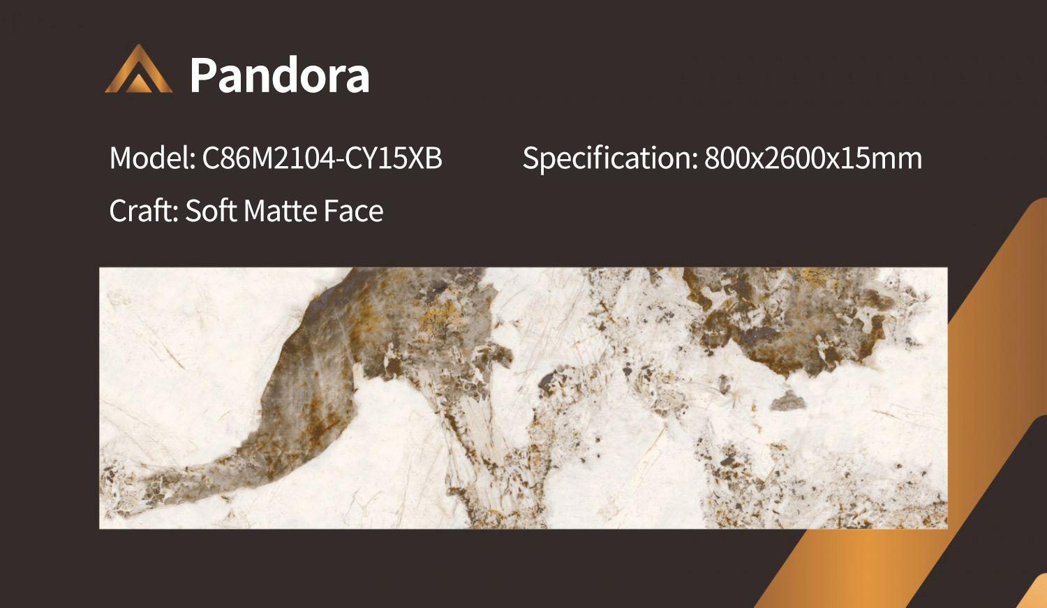 Pandora MT3231SM Sintered Stone Countertops Matt