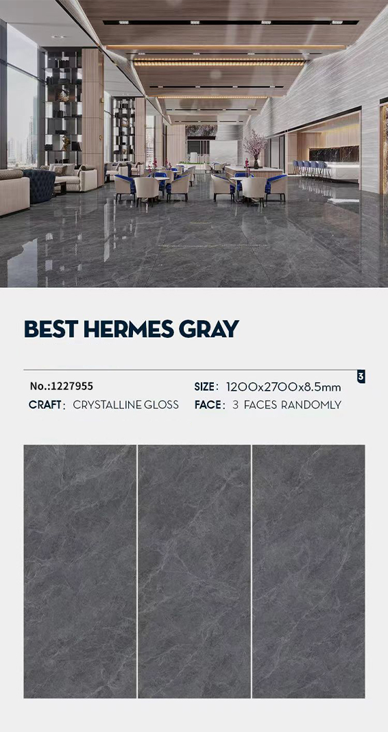 Best Hermes Gray Sintered Stone Slabs Polished (1)